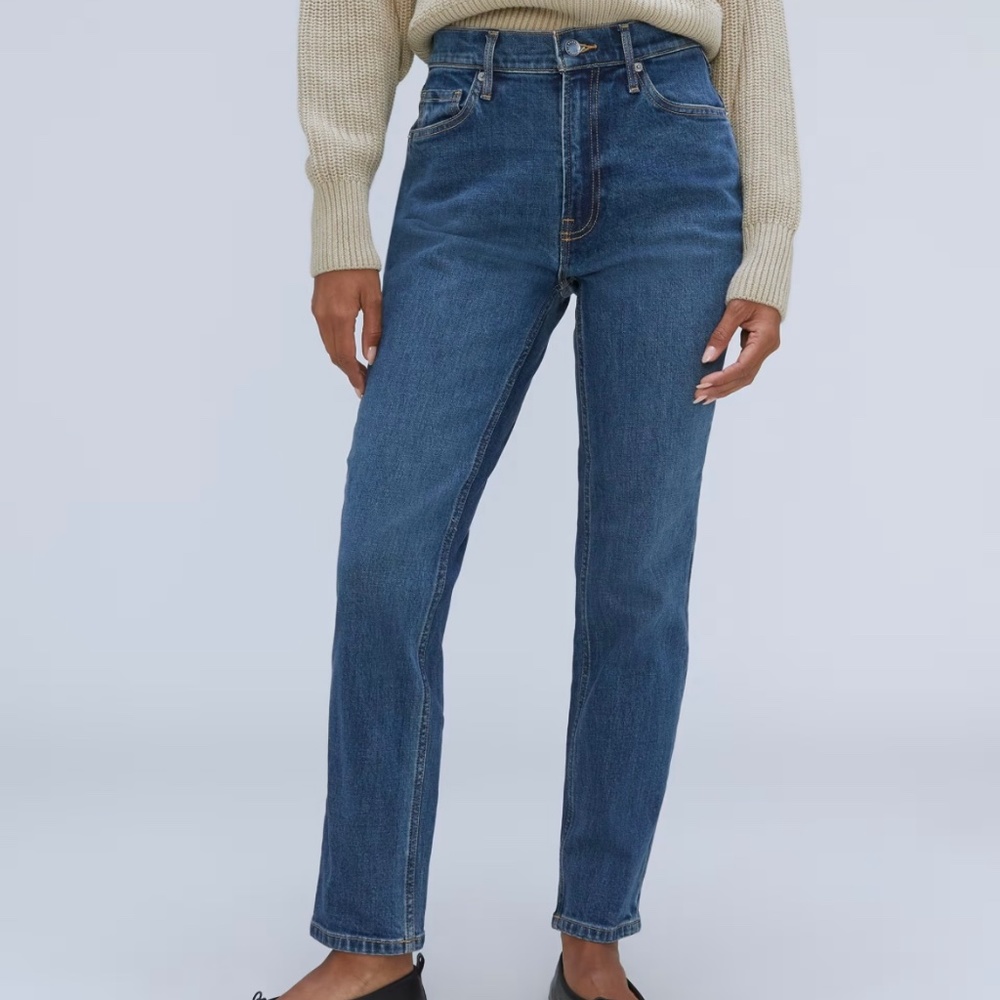 Everlane The Original Cheeky Jean in Washed Midnight Size 26